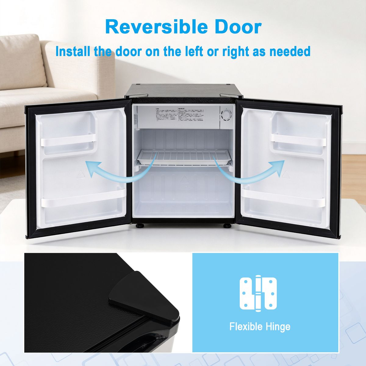 Mini Fridge with Chiller Compartment product image
