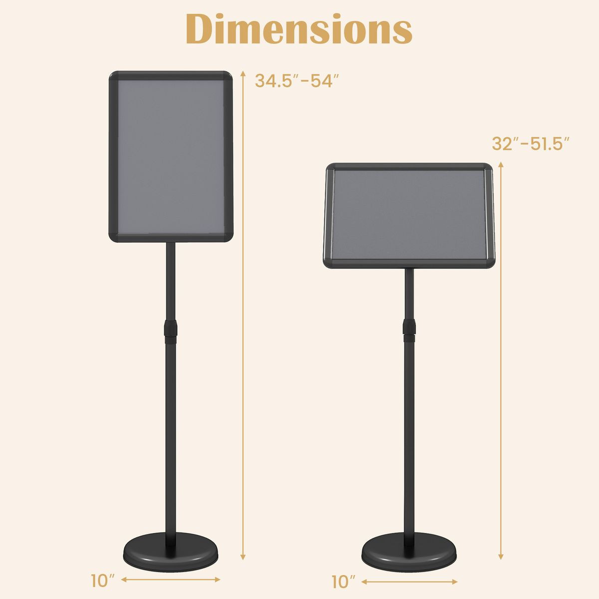 Sign Holder Stand (1- or 2-Pack) product image