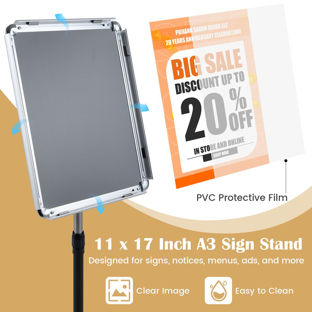 Sign Holder Stand (1- or 2-Pack) product image