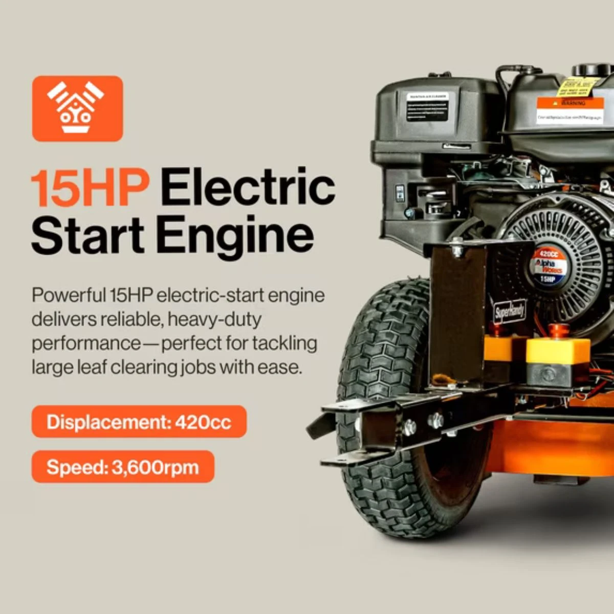 SuperHandy Tow-Behind Leaf Blower  product image