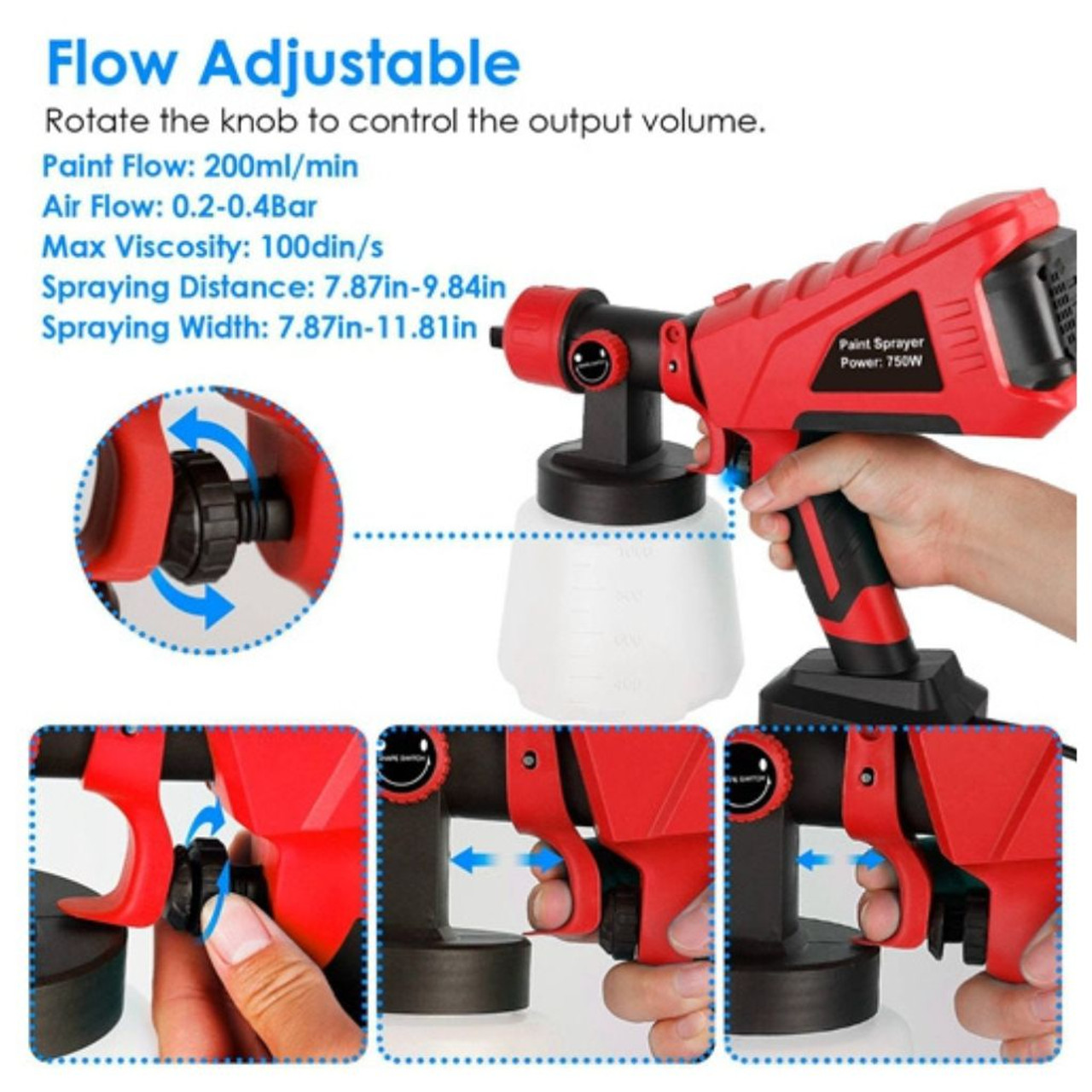 PaintMax® 750W Electric Paint Sprayer product image