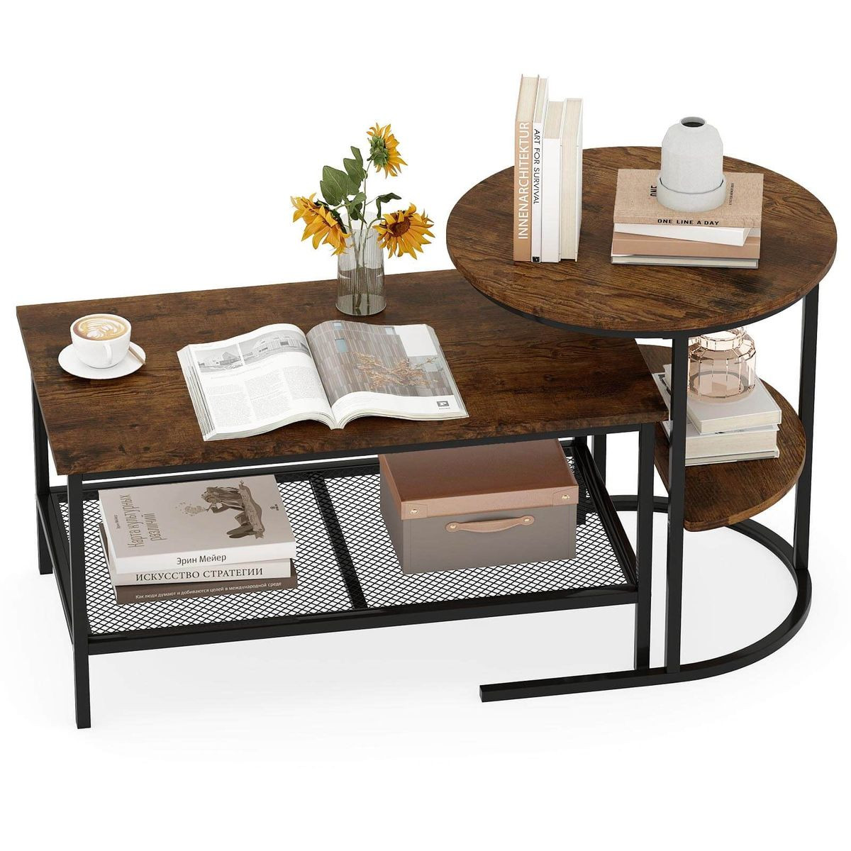 2-Tier Coffee Table (Set of 2) product image
