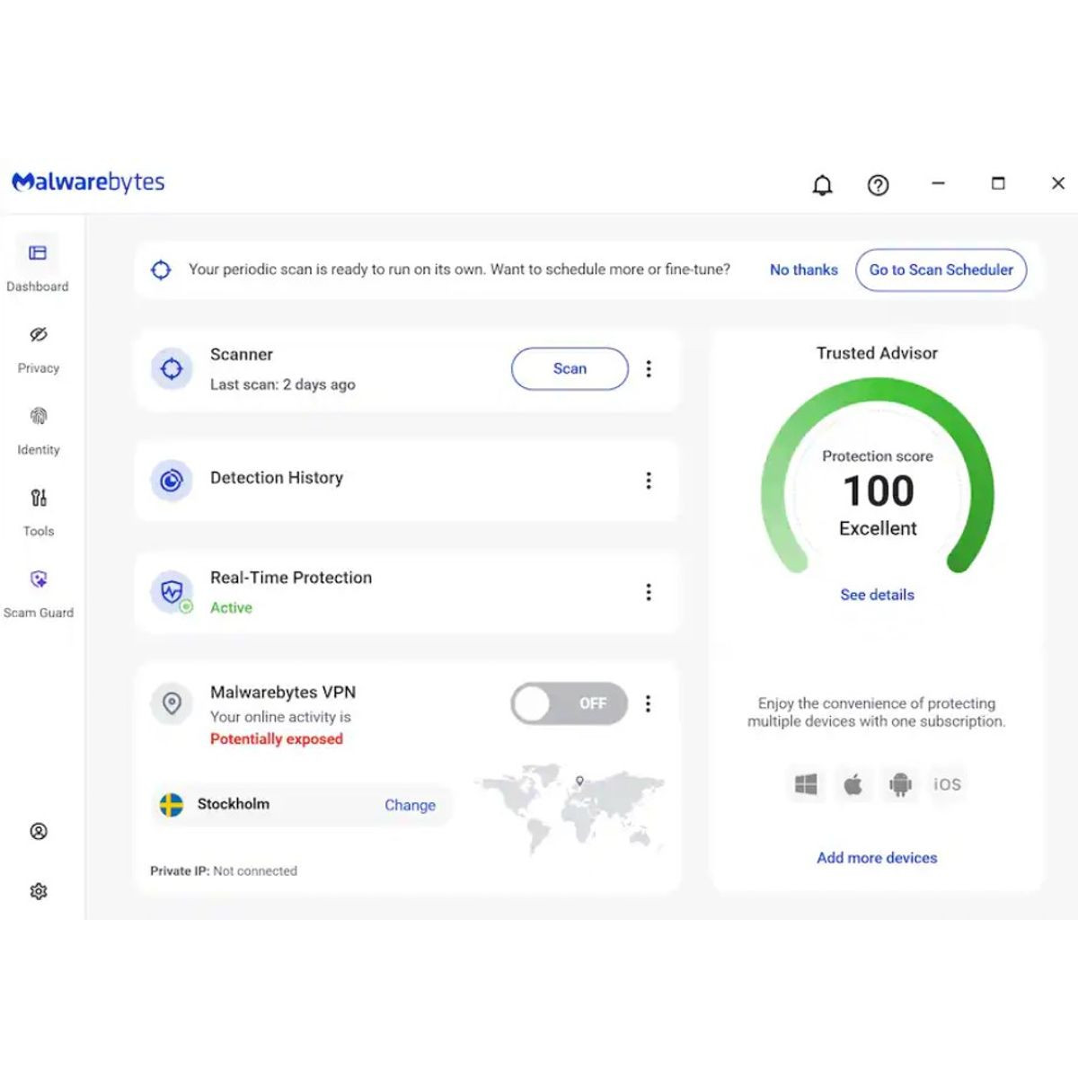 Malwarebytes Standard Premium Software (1 Year) [Digital Download] product image