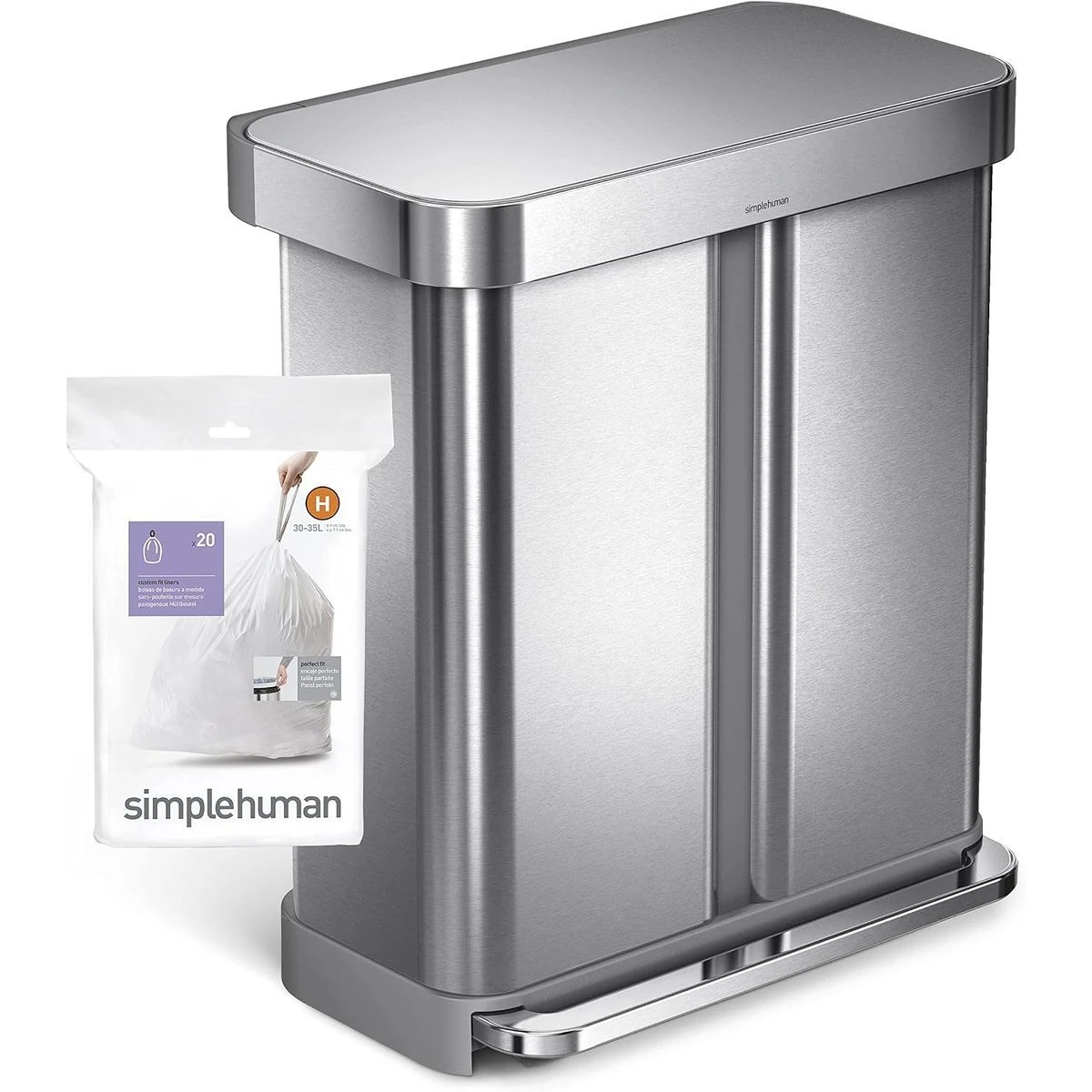 Simplehuman Trash Bag Dispenser Packs (20-200 Count) product image
