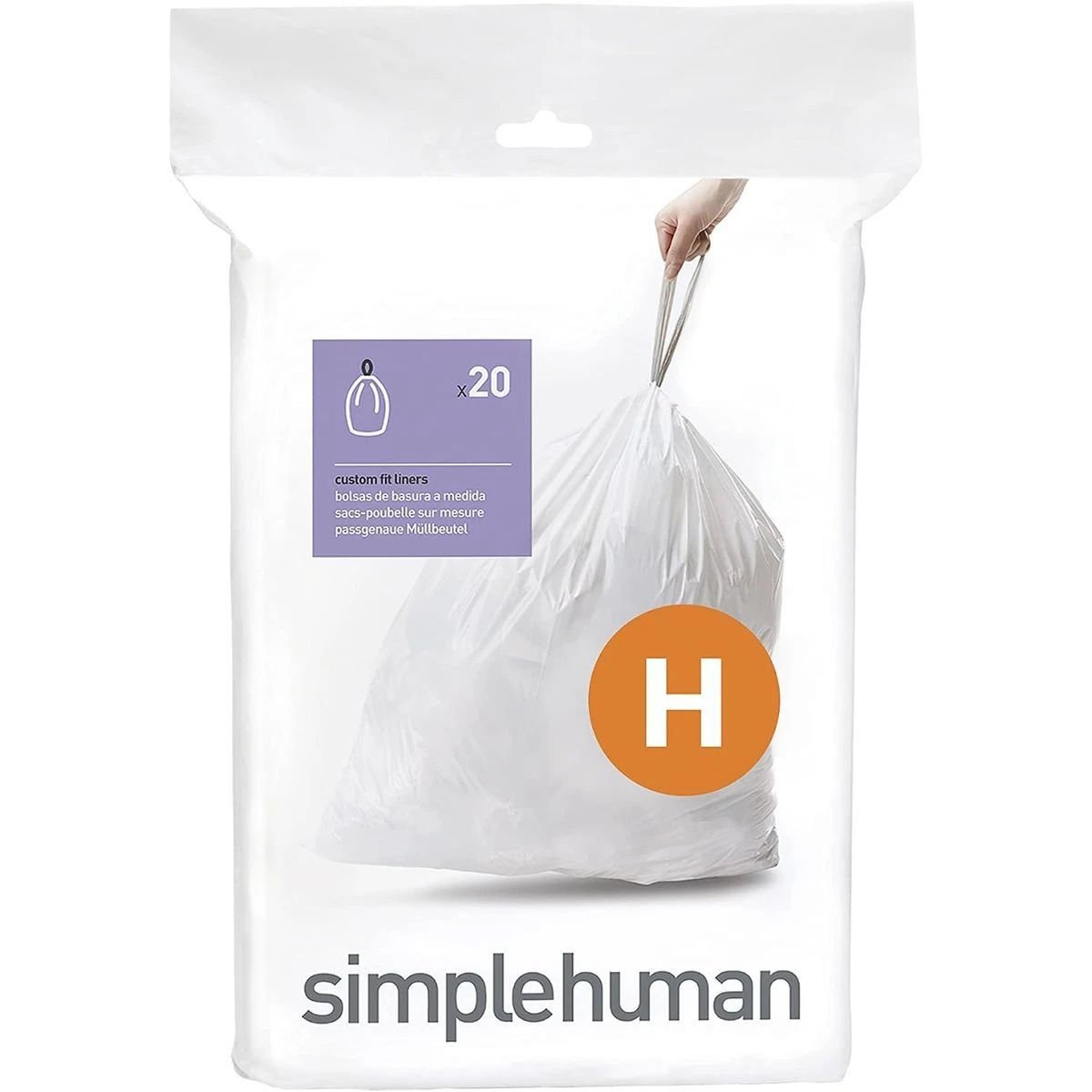 Simplehuman Trash Bag Dispenser Packs (20-200 Count) product image