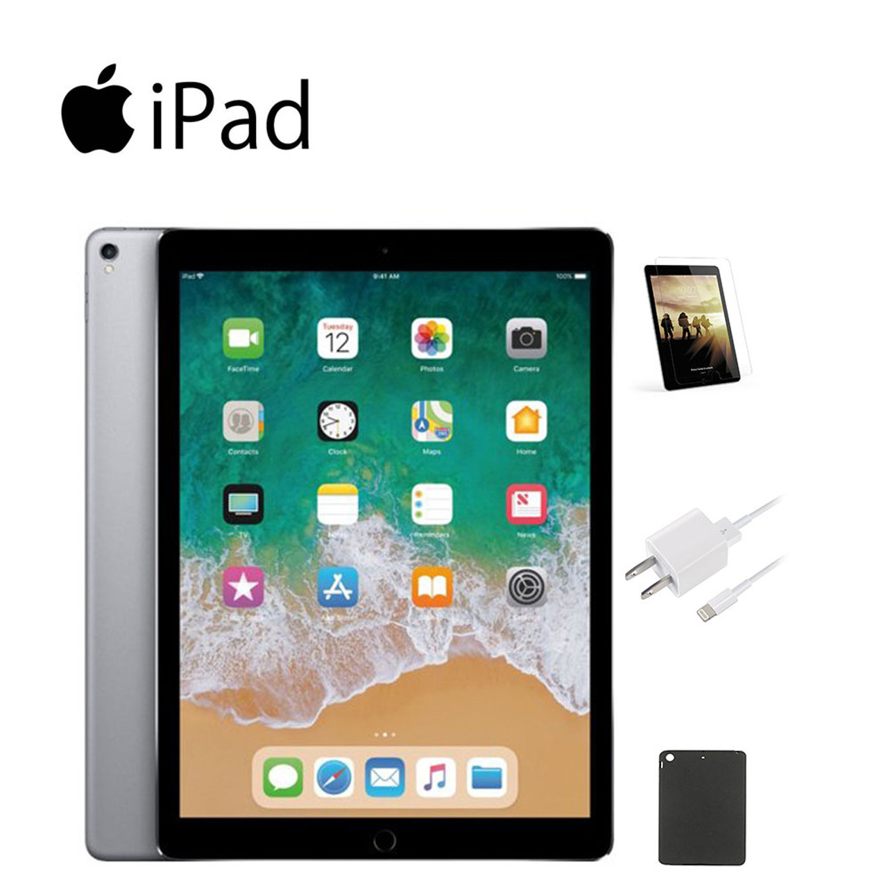 Apple® iPad Pro 12.9-Inch Bundle with Retina Display (128GB