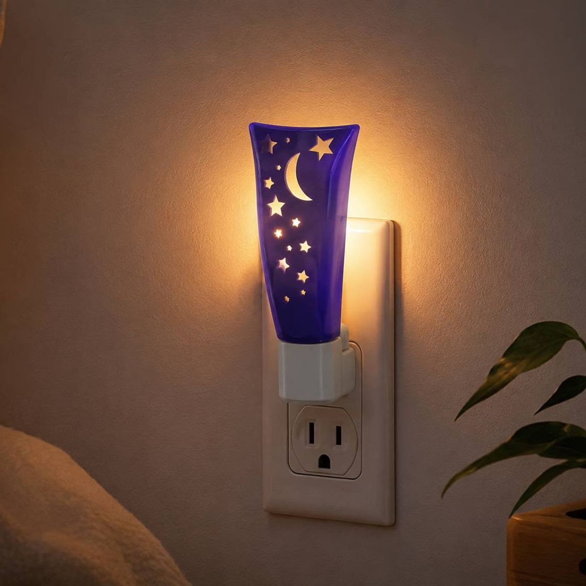 Tech Solutions Star & Moon Plug-In Night Light  product image