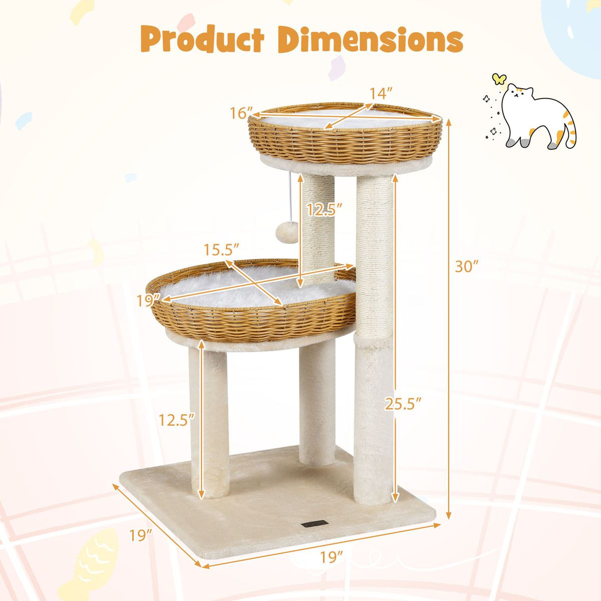 Rattan Retreat Cat Tree product image