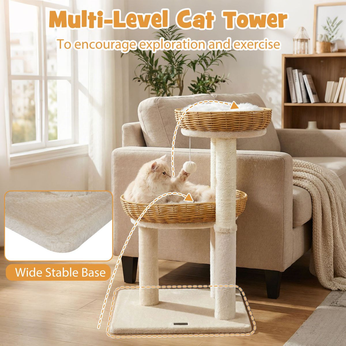 Rattan Retreat Cat Tree product image
