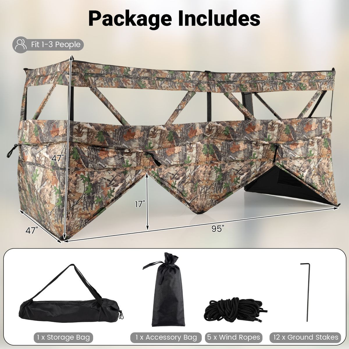 One-Way See-Through Hunting Blind Panel  product image