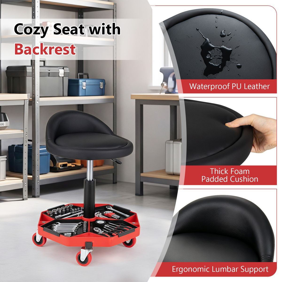 Rolling Mechanic Stool  product image