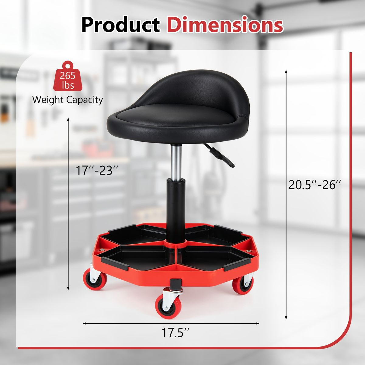 Rolling Mechanic Stool  product image