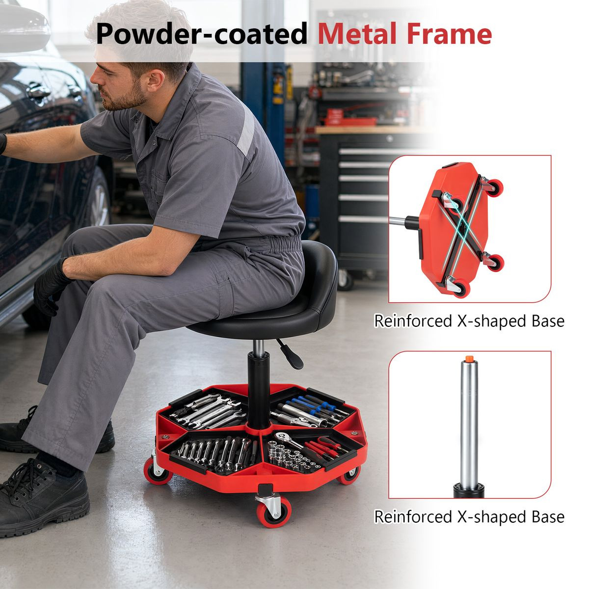 Rolling Mechanic Stool  product image