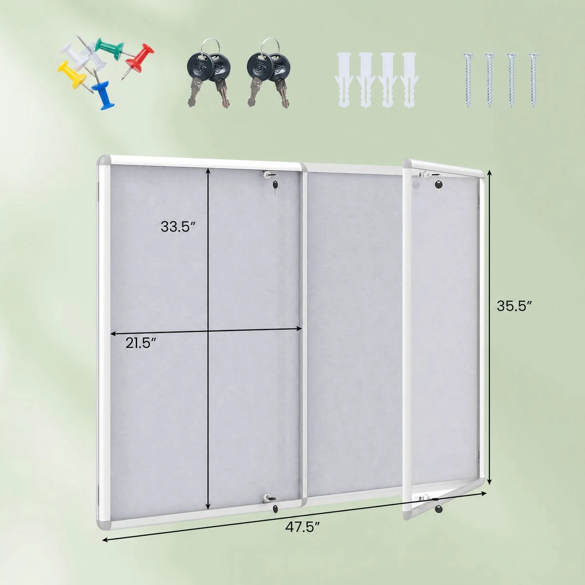 Enclosed Bulletin Board  product image