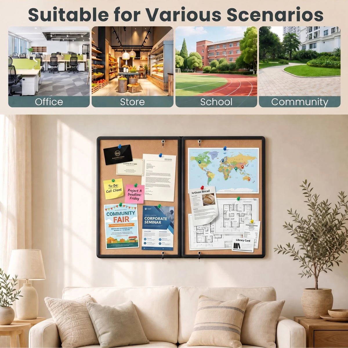 Enclosed Bulletin Board  product image
