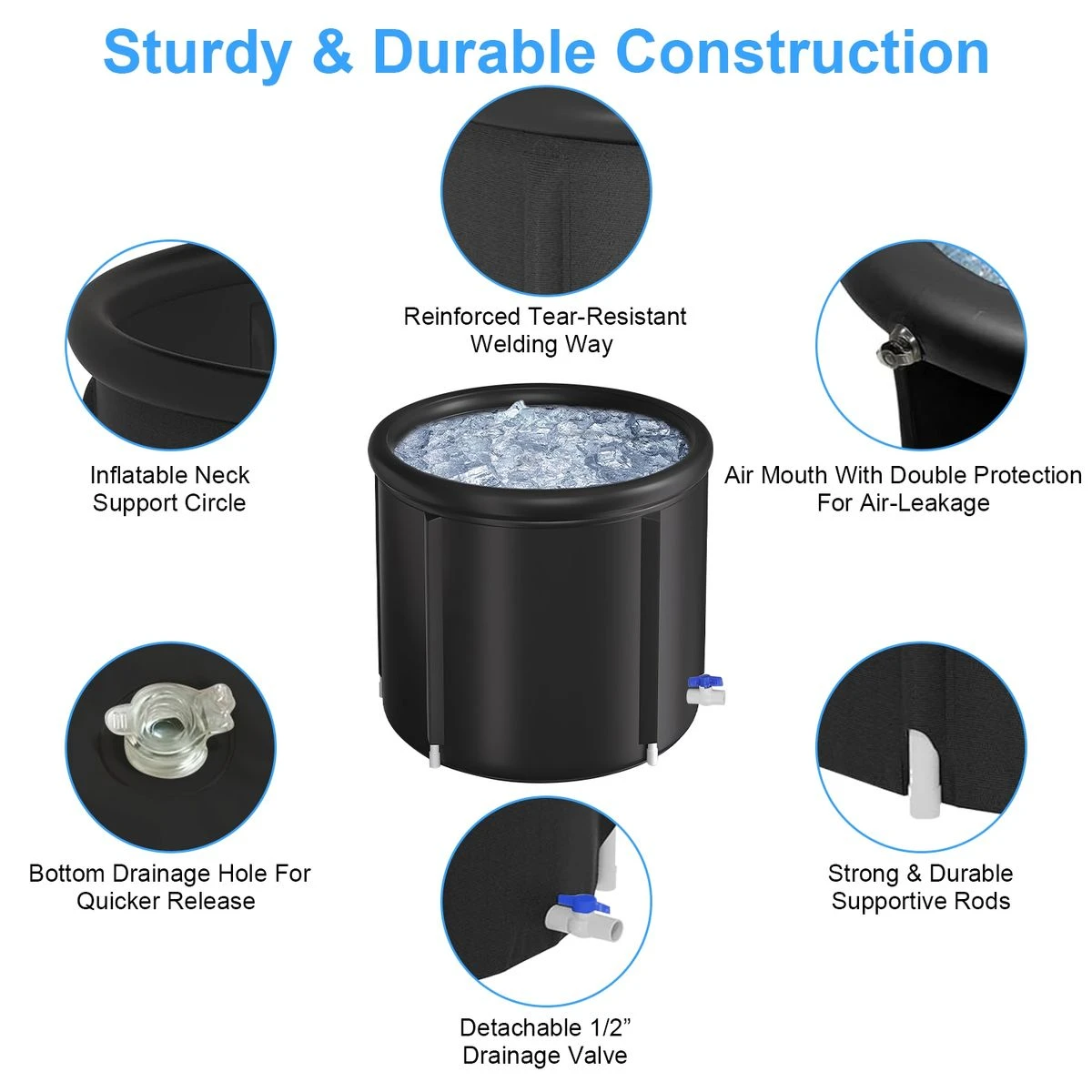 97-Gallon Ice Bath Tub with Cover  product image