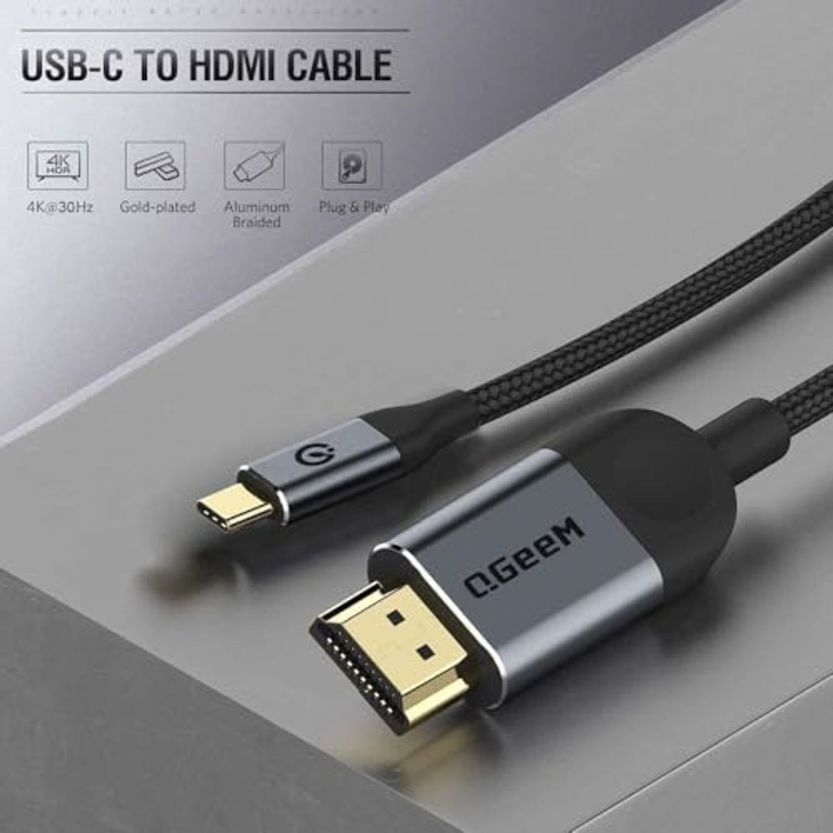 USB-C to HDMI Cable Adapter 4K (6FT) product image