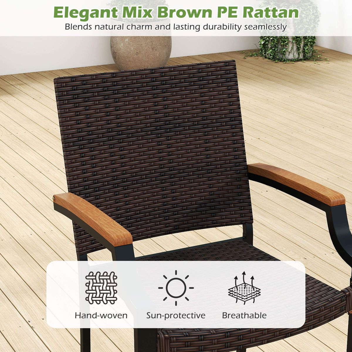 9-Piece Patio Dining Set with 79” Rectangular Dining Table and Chairs product image