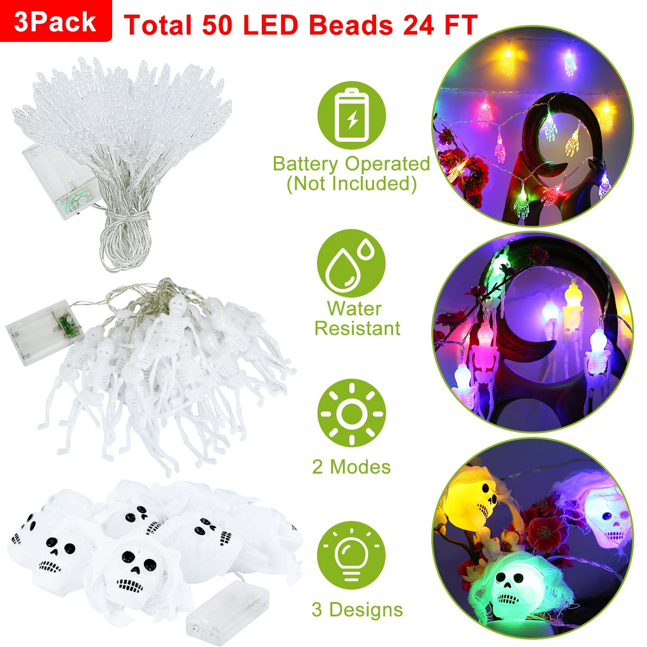 Halloween String Lights (3 Pieces)  product image