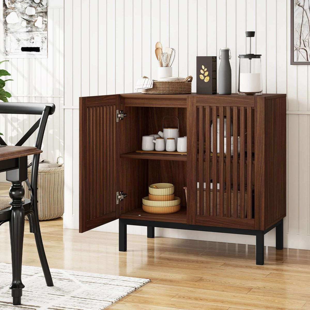 Sideboard Buffet Cabinet with 3-Level Adjustable Shelf  product image