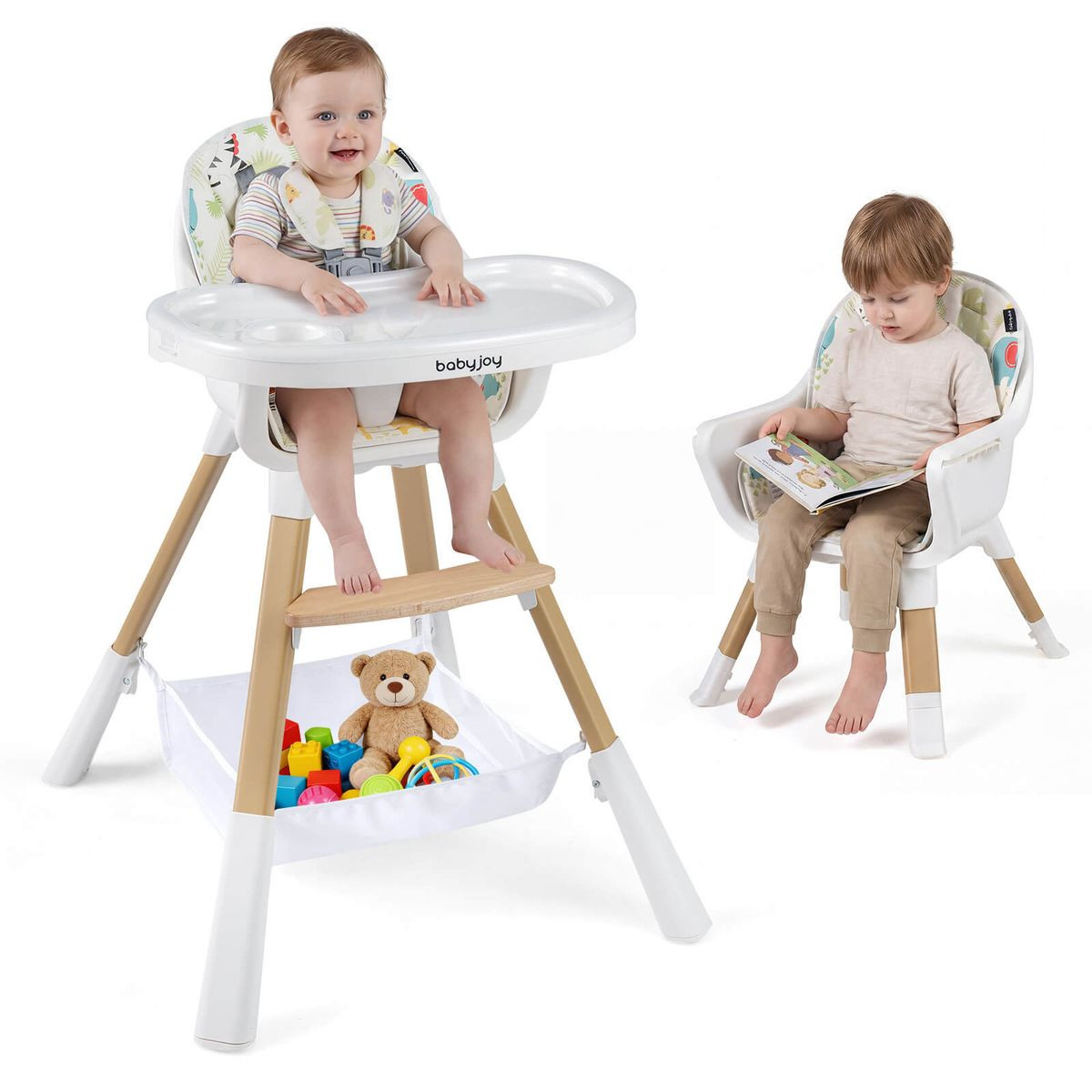 4-in-1 Convertible High Chair for Babies and Toddlers product image