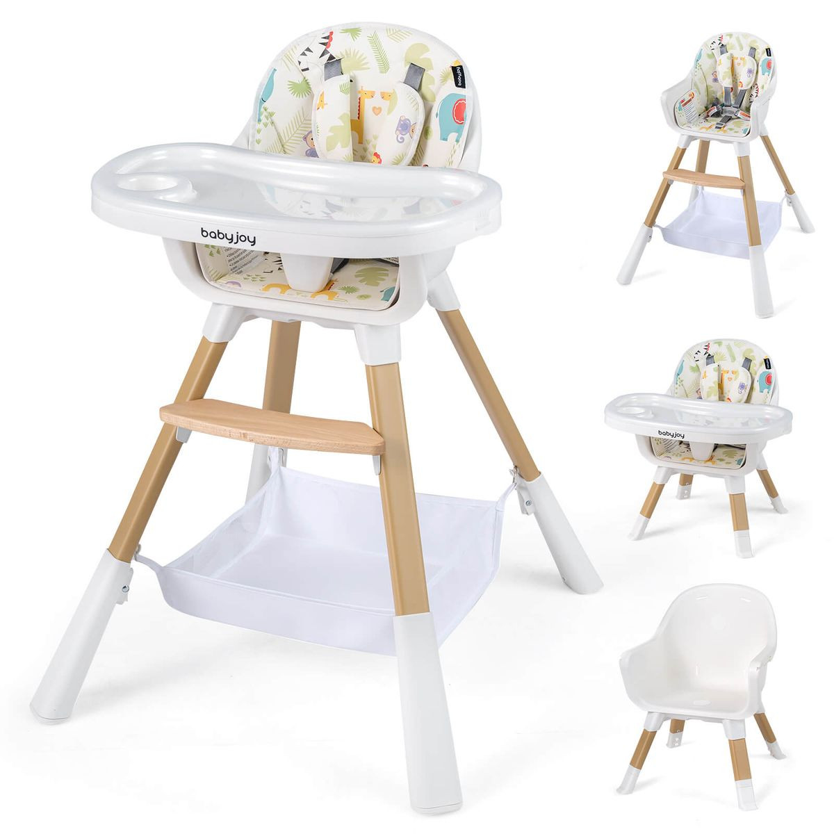 4-in-1 Convertible High Chair for Babies and Toddlers product image