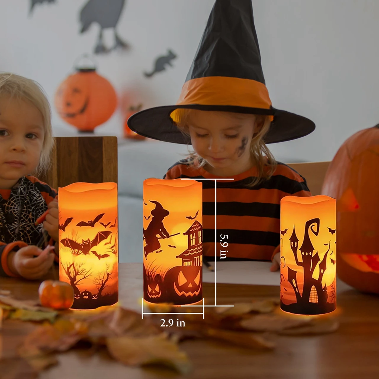 Halloween Flameless Candle (3-Pack)  product image
