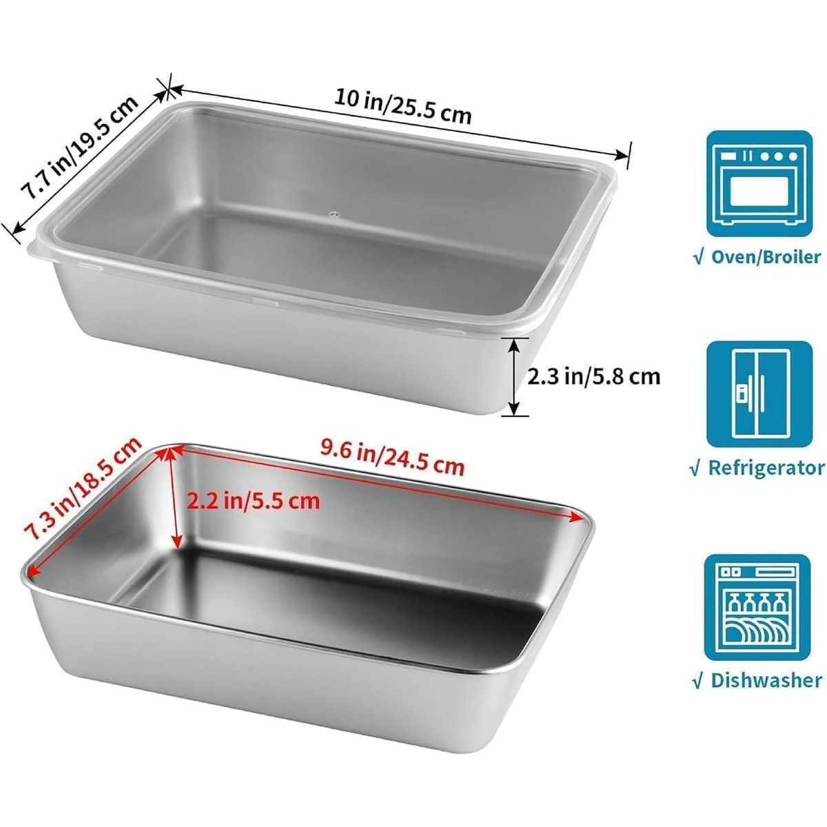 Leak Proof Plastic Lid Airtight Meat Storage Container product image