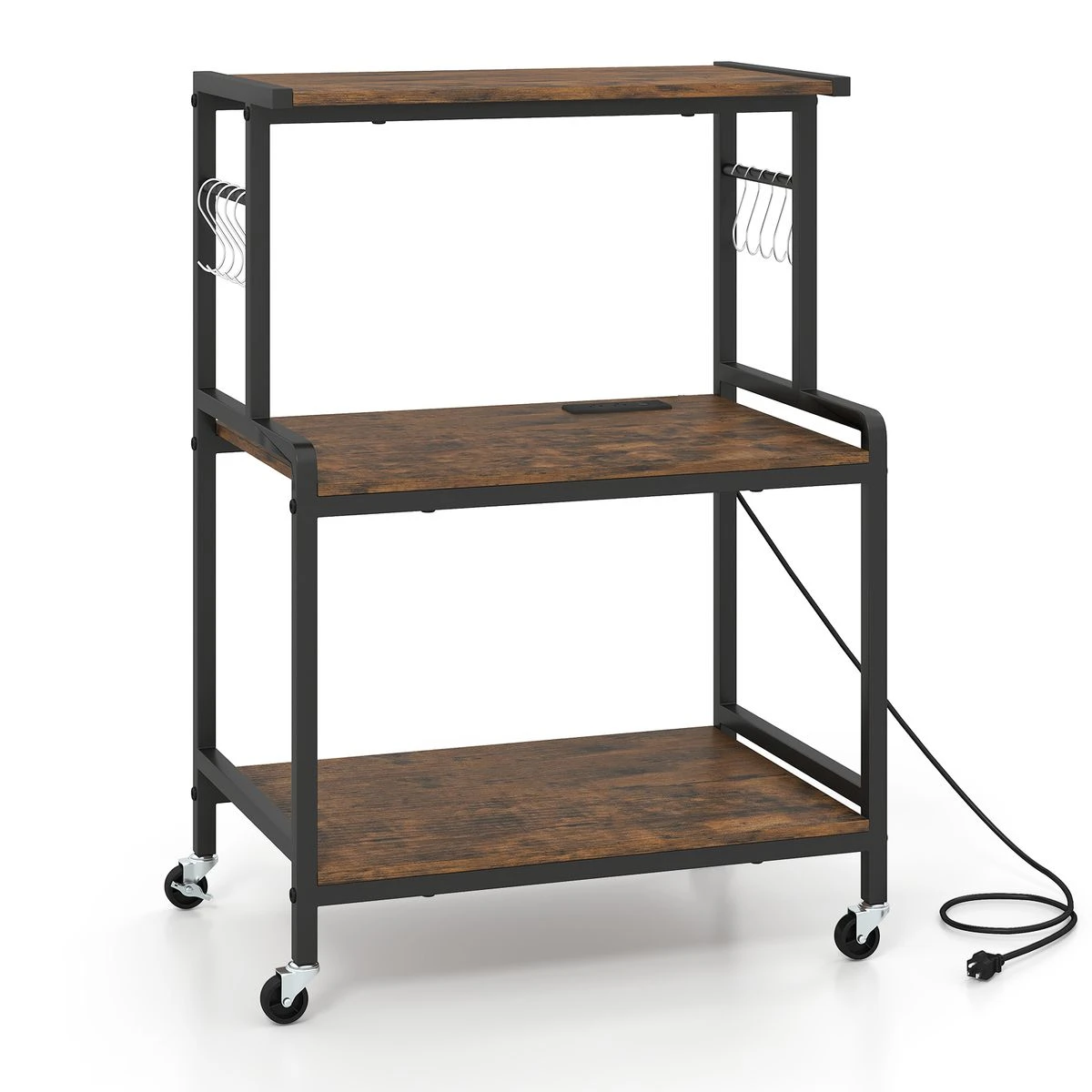 3-Tier Kitchen Rolling Cart product image