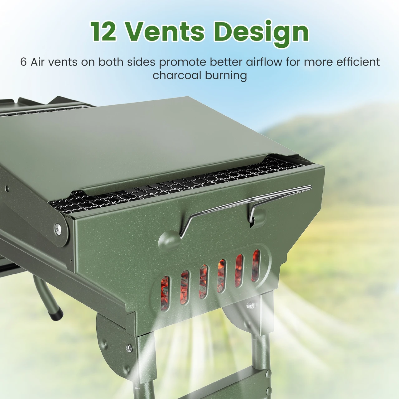 Foldable Charcoal BBQ Grill product image