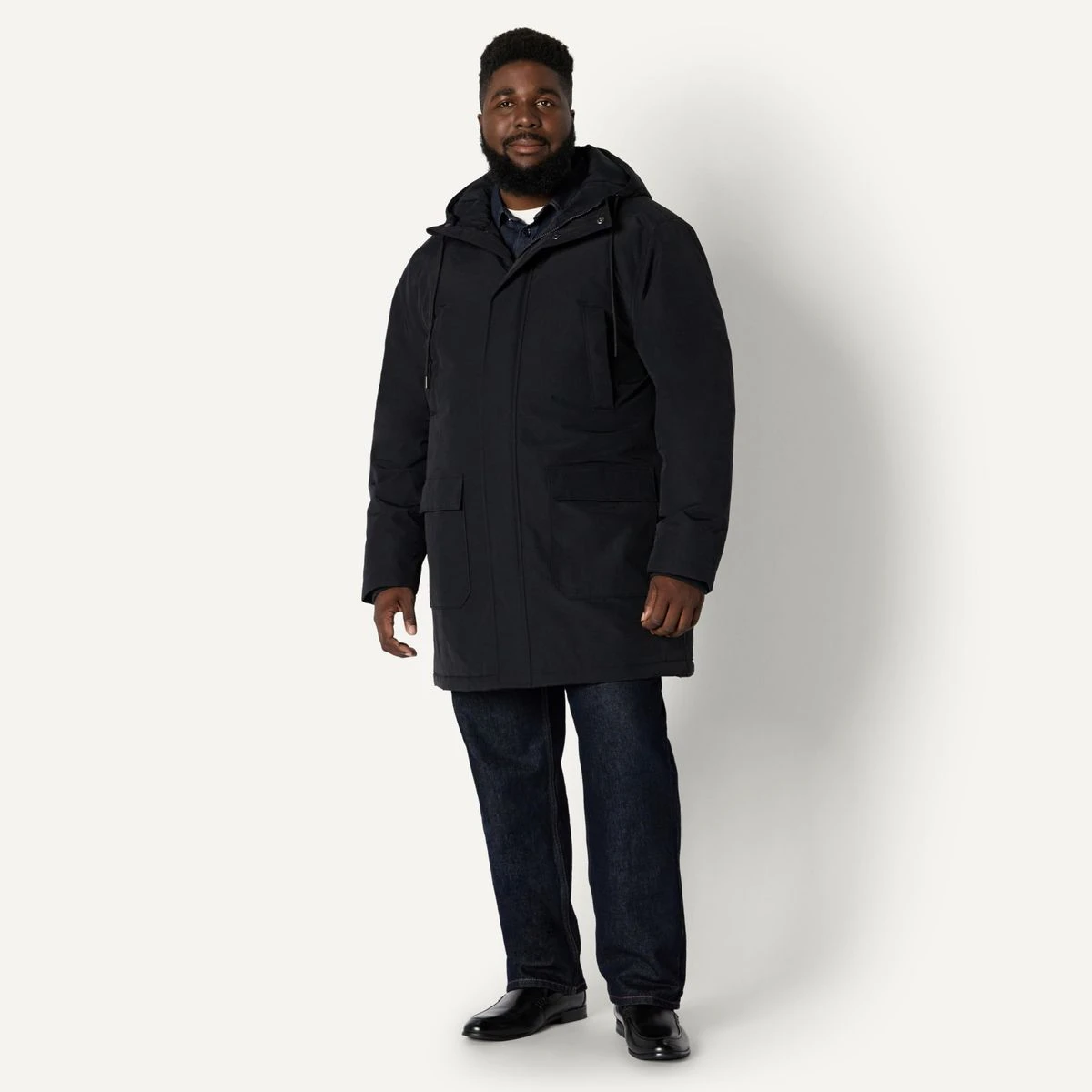Amazon Essentials Men's Oversized-Fit Heavyweight Hooded Parka product image