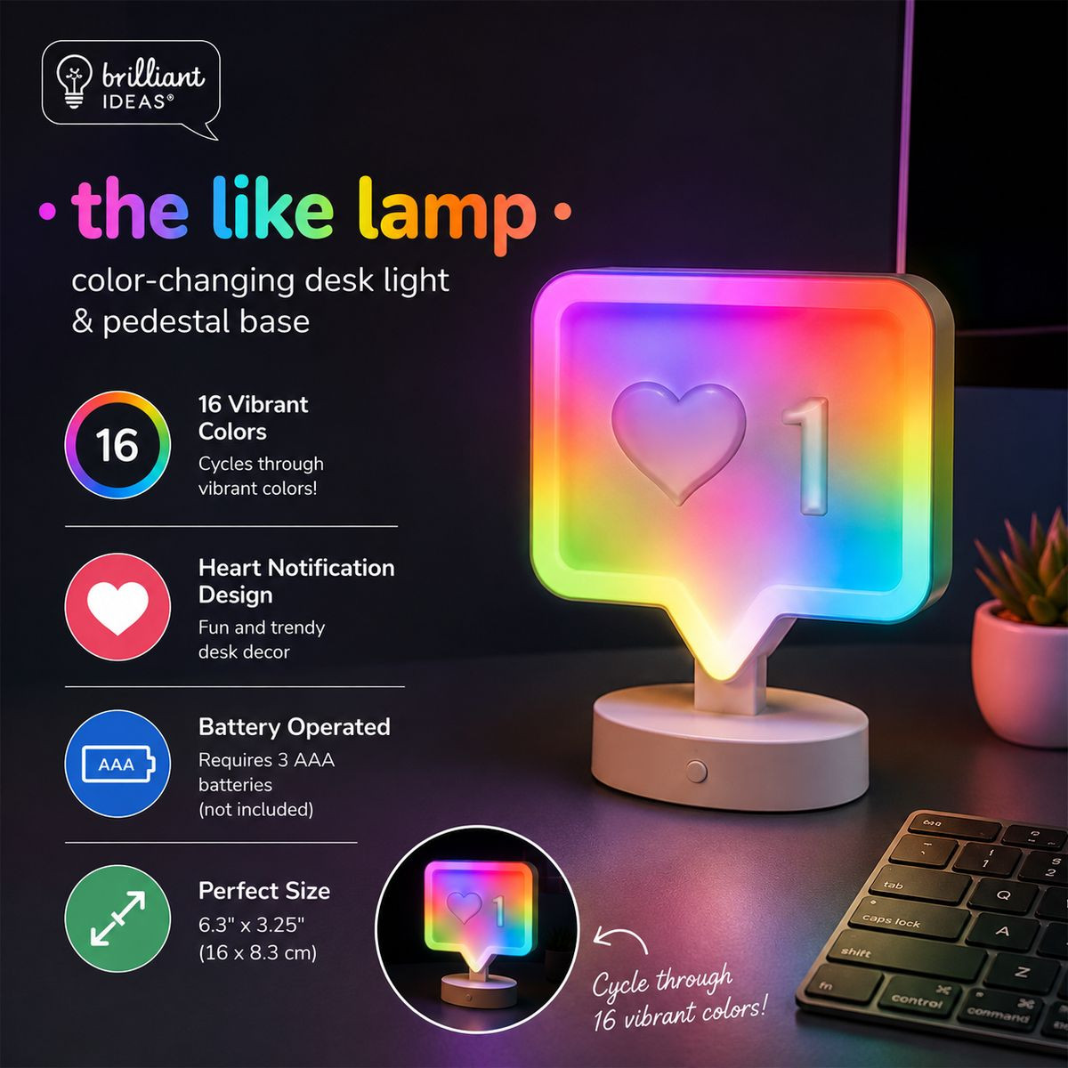 Heart LIKE LED Lamp  product image