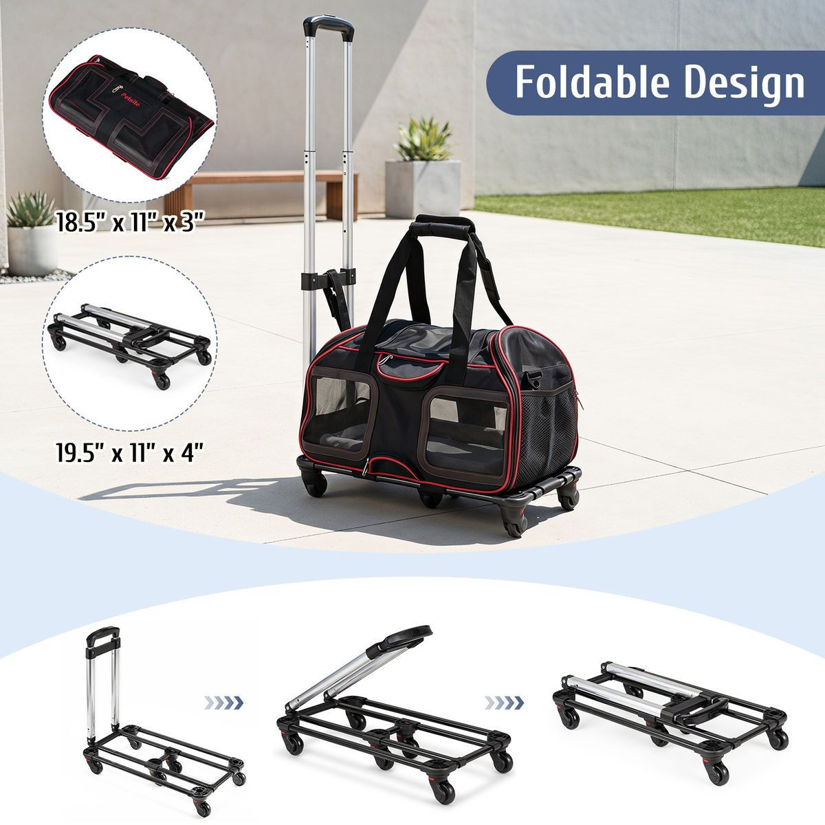 Rolling Pet Carrier  product image