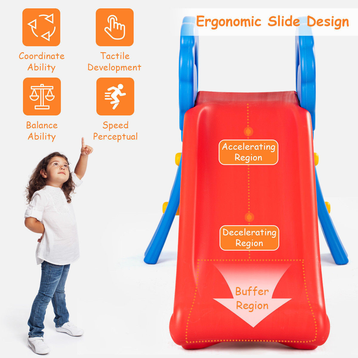 Children's Foldable Play Slide  product image