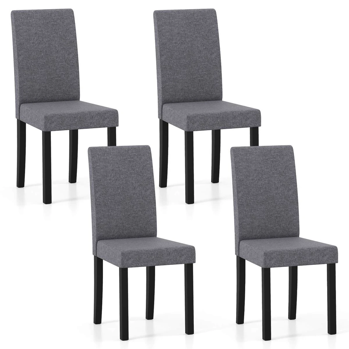 Modern Upholstered Dining Chair with Padded Seat and Backrest (Set of 2 or 4) product image