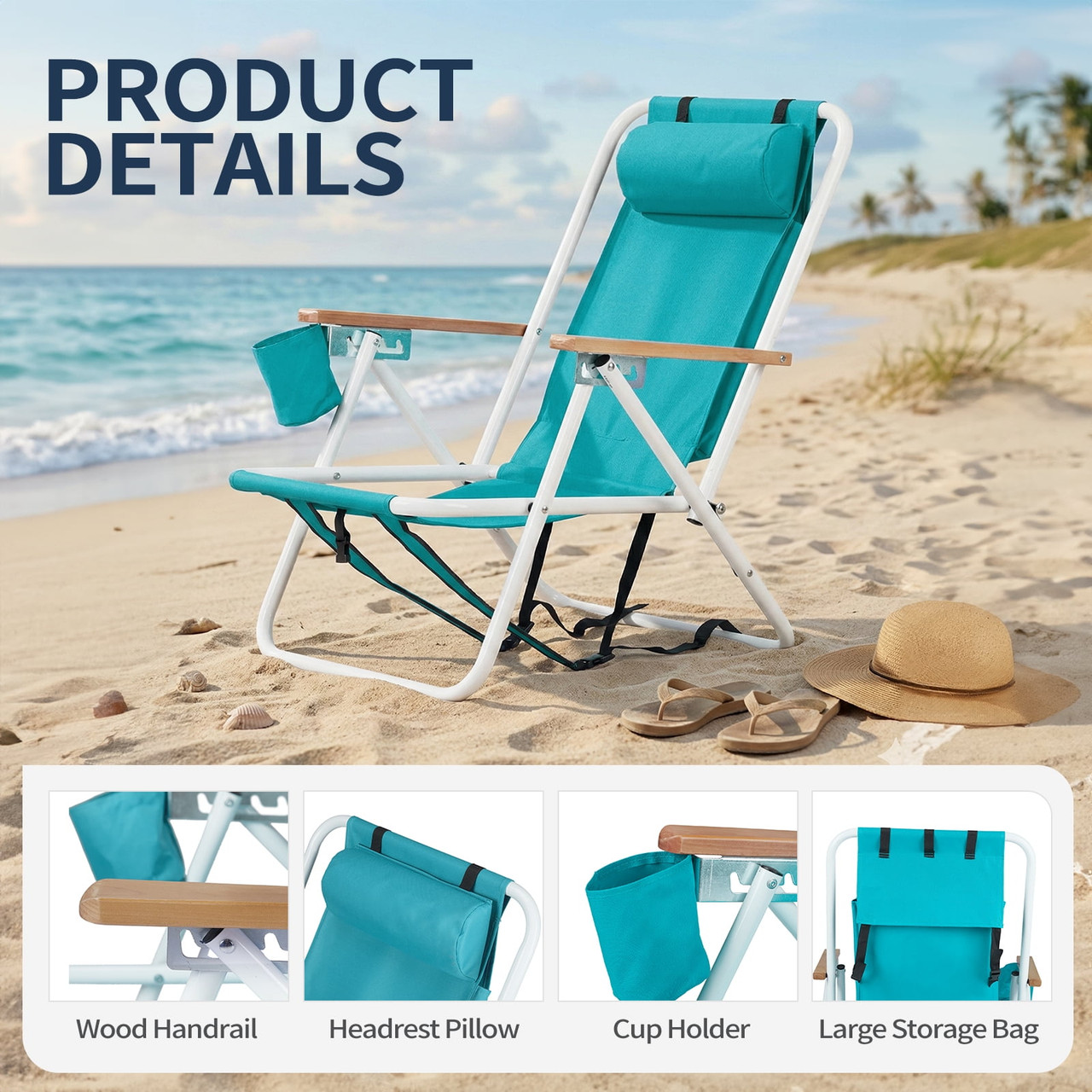 Backpack Foldable Camping Chair (2-Pack) product image