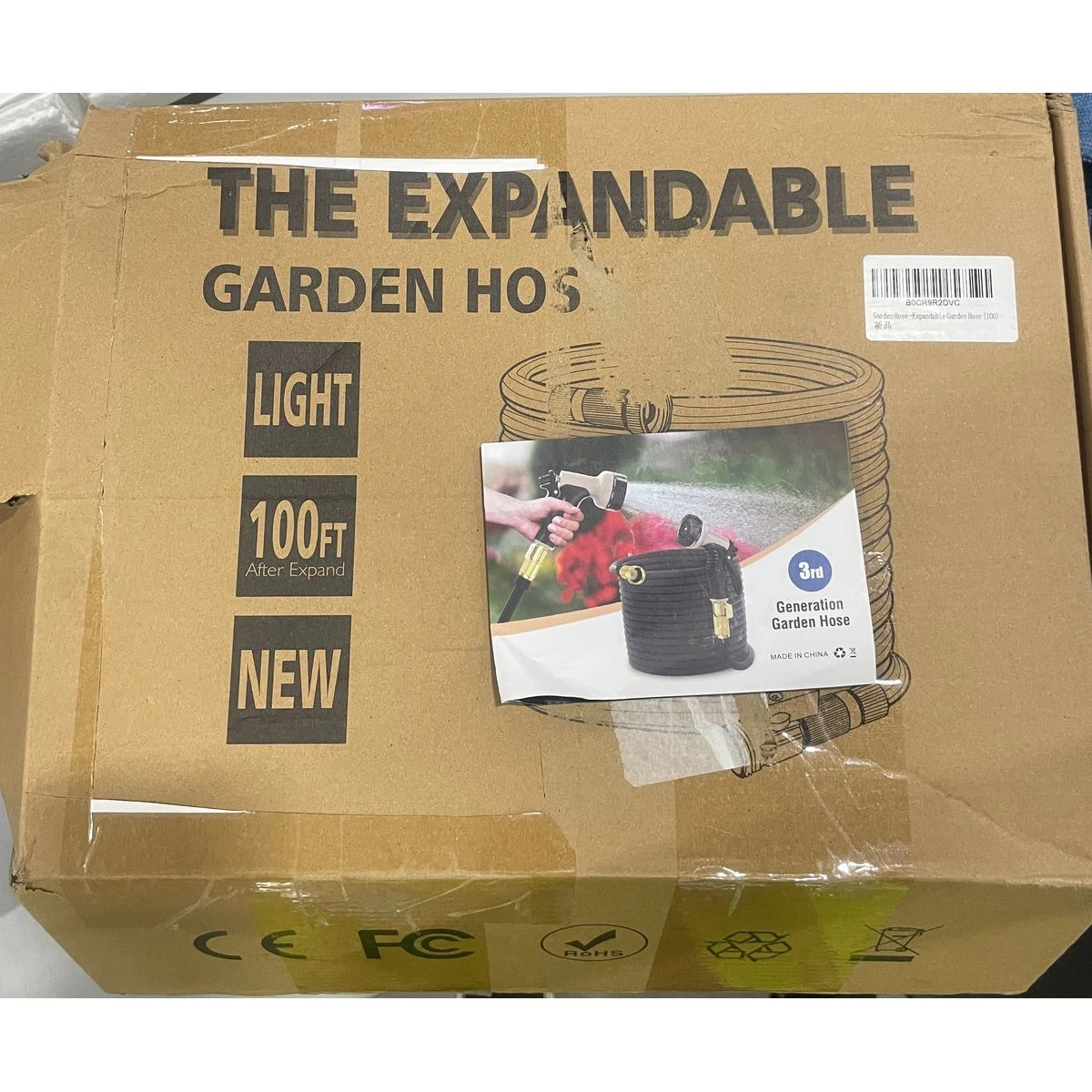 Expandable Garden Hose with Wall Hook (100FT) product image