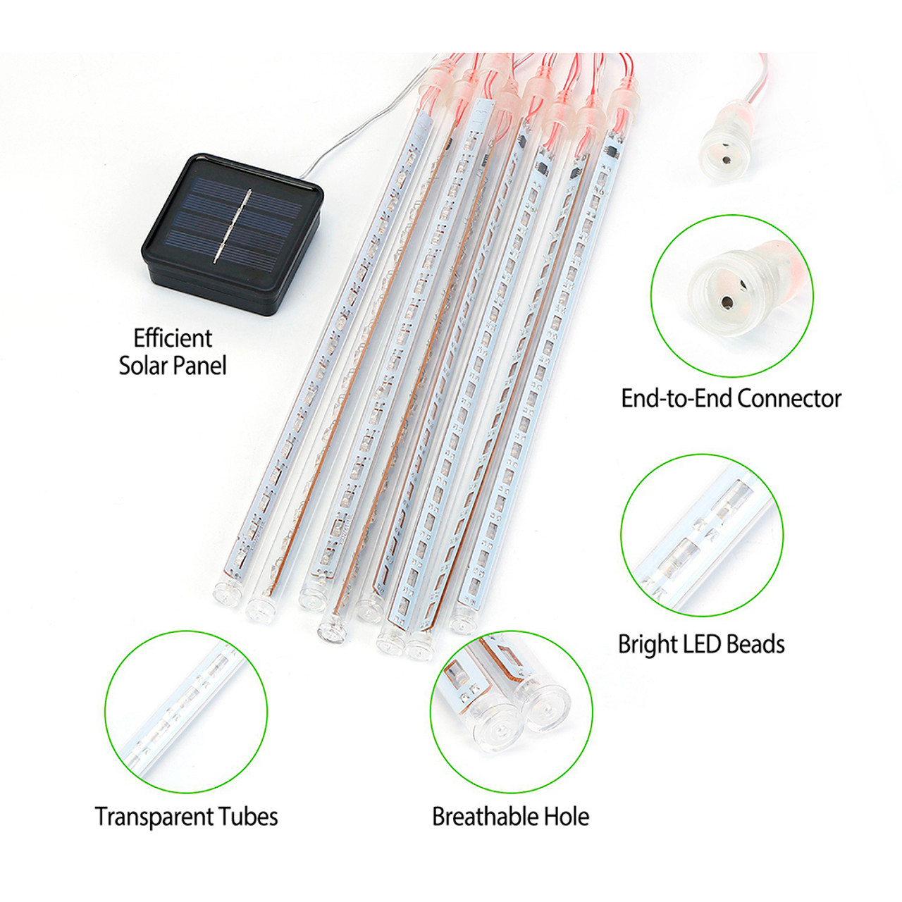 Solarek™ Raindrop String Lights product image