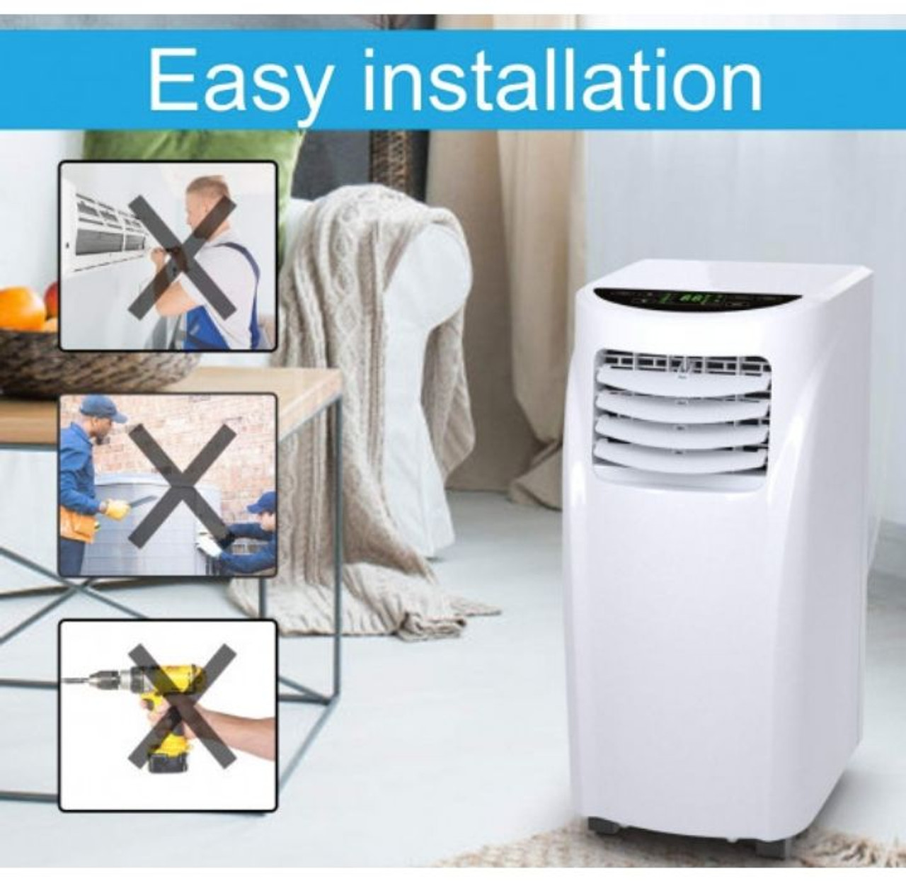 8,000 BTU Portable Air Conditioner & Dehumidifier product image