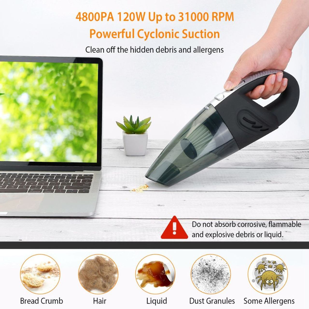 iNova™ Car Handheld Wet/Dry Vacuum product image