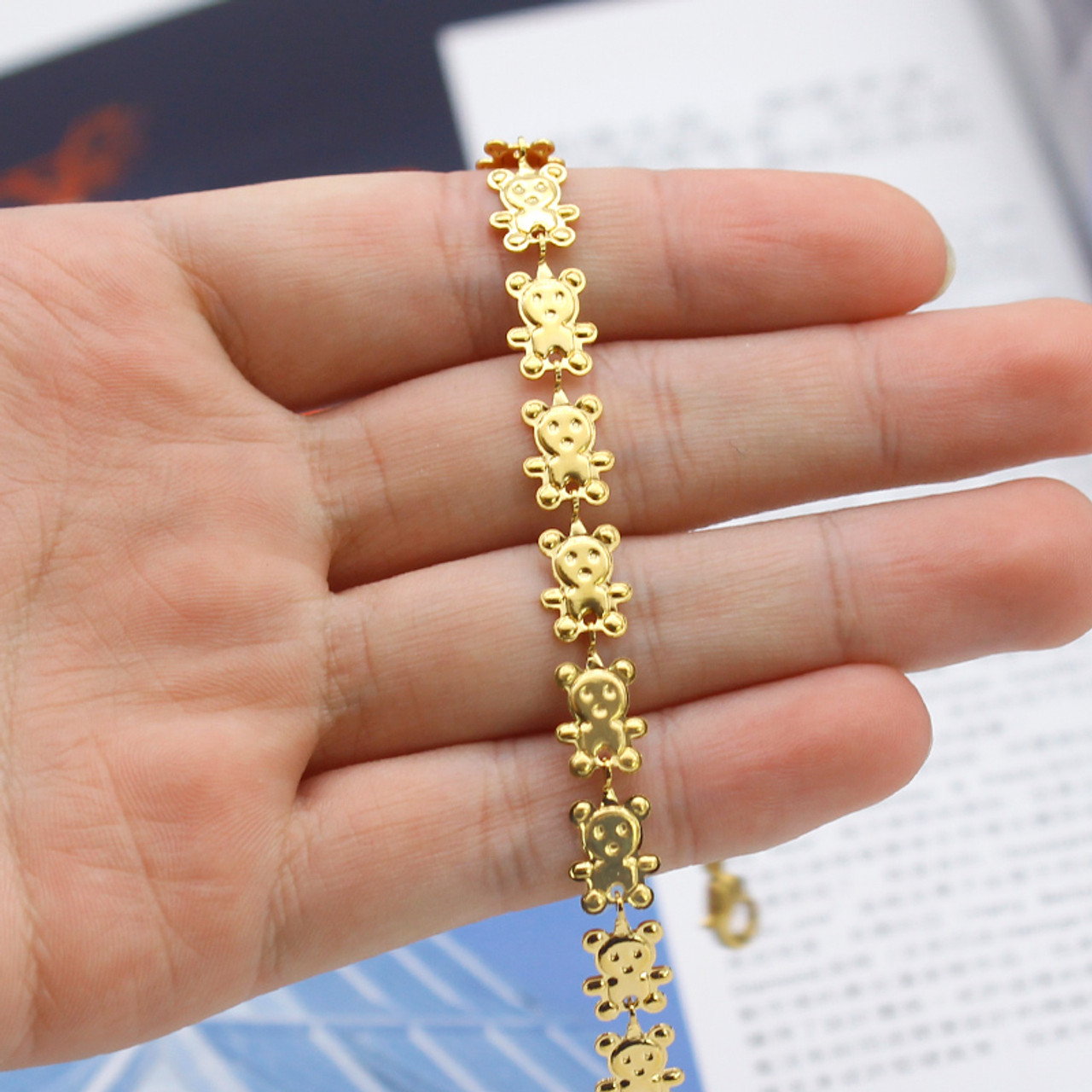 18K Yellow Gold High-Polish Ankle Bracelet product image