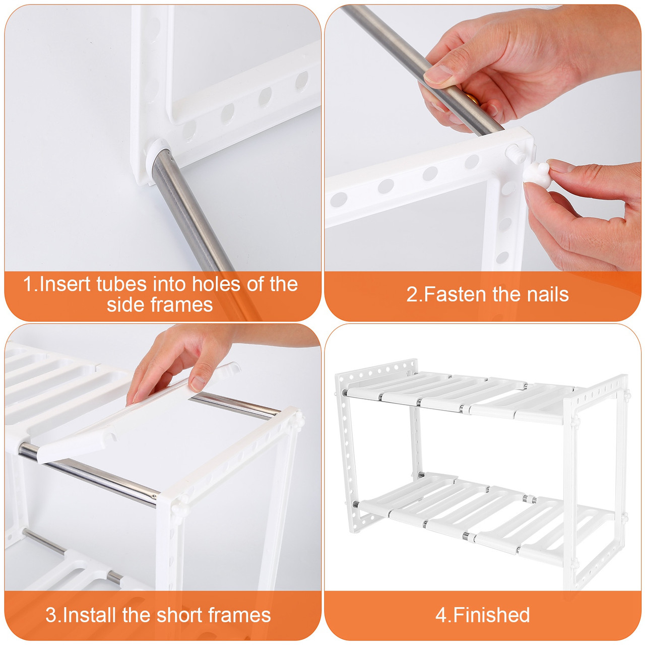 2-Tier Under Sink Organizing Rack product image