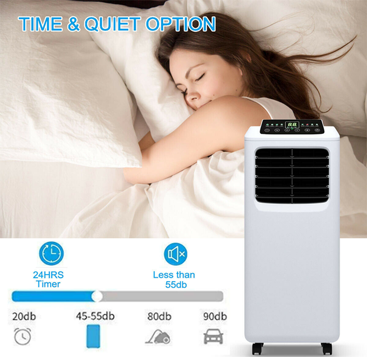 Portable 8,000 BTU Air Conditioner & Dehumidifier product image