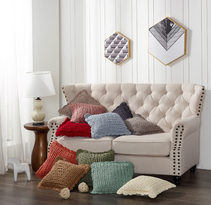 Donna Sharp Chunky Knit Throw Pillow product image