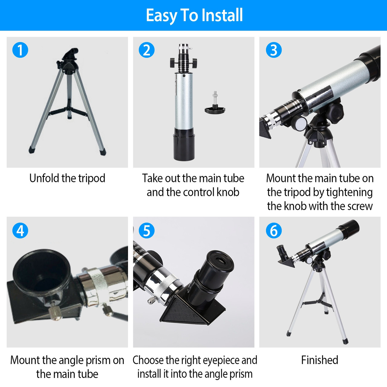 iMounTEK® Kids' Astronomical Monocular Telescope product image