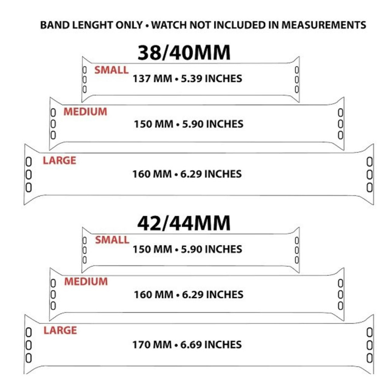 Waloo® Breathable Silicone Band for All Apple Watch Series product image
