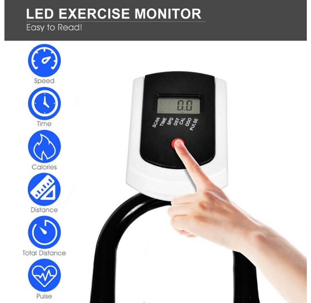 Adjustable LCD Screen Exercise Bike  product image