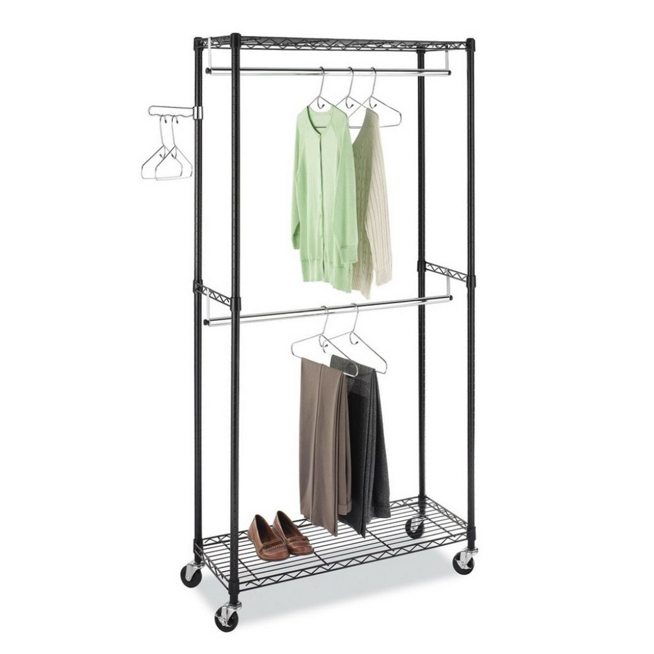 Heavy-Duty Closet Organizer Garment Rack with Wheels product image