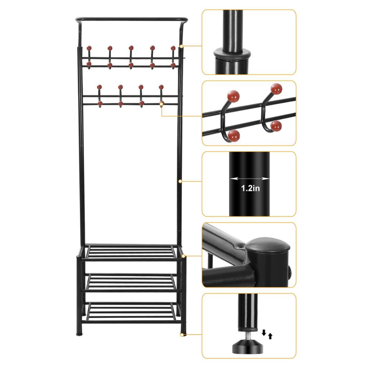 NewHome™ Coat Shoe Rack product image