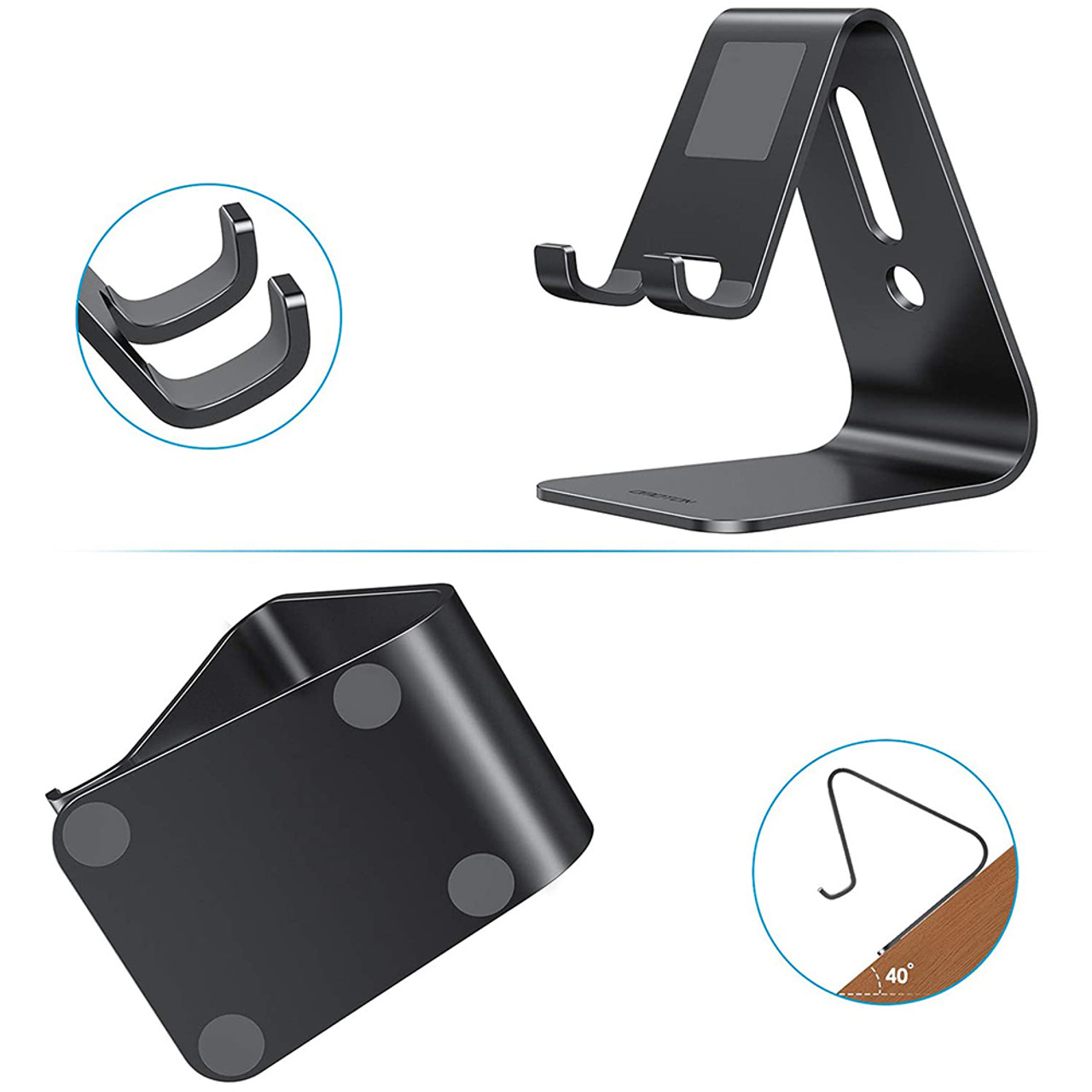 Aluminum Case Compatible Phone and Tablet Stand product image Aluminum Case Compatible Phone and Tablet Stand product image